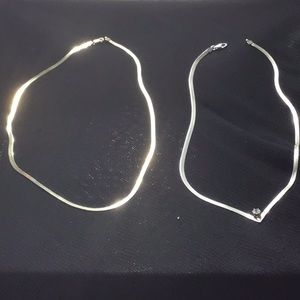 2 Sterling Silver Necklaces